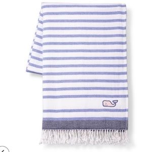 Vineyard Vines x Target striped throw blanket NWT